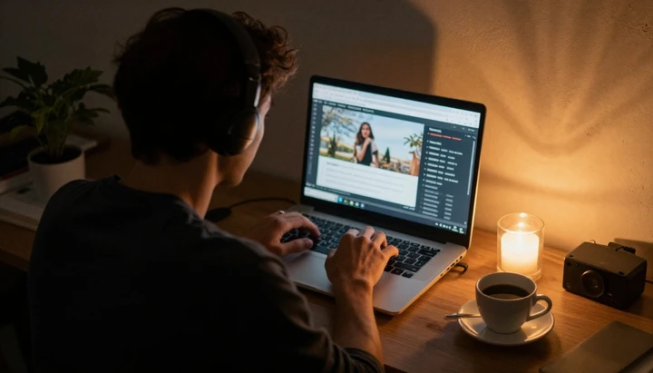 Founder de startup trabajando en estrategia de negocio