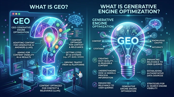 Generative Engine Optimization concepto